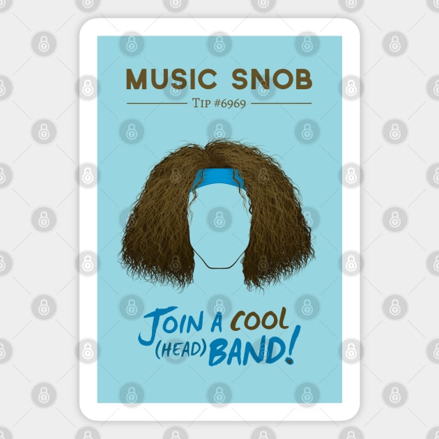 VERY Cool (Head) Band Magnet by ElizabethOwens